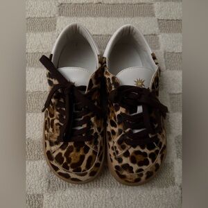 Koops Leopard Print Women's Barefoot Sneakers
